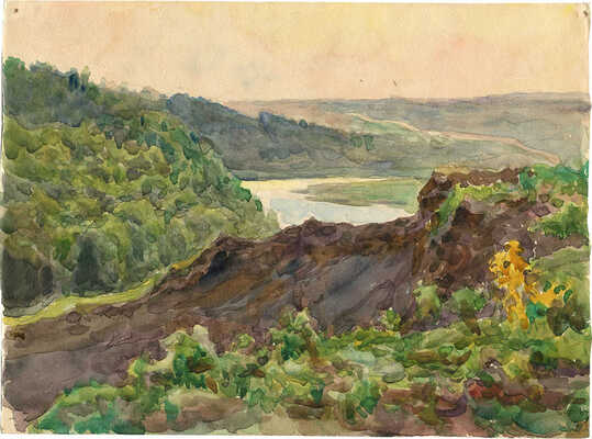 Морозов Константин Феофанович. Излучина река